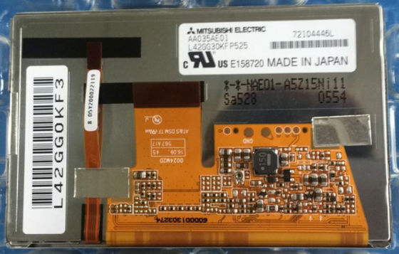 AA035AE01 मित्सुबिशी 3.5INCH 960 × 540 RGB 400CD / M2 WLED LVDS ऑपरेटिंग टेम्प: -20 ~ 70 ° C औद्योगिक एलसीडी डिस्प्ले