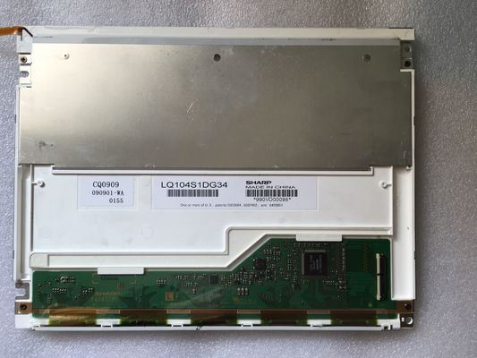 LQ104S1DG34 तीव्र 10.4 &quot;LCM 800 × 600RGB 250cd / m² औद्योगिक एलसीडी डिस्प्ले