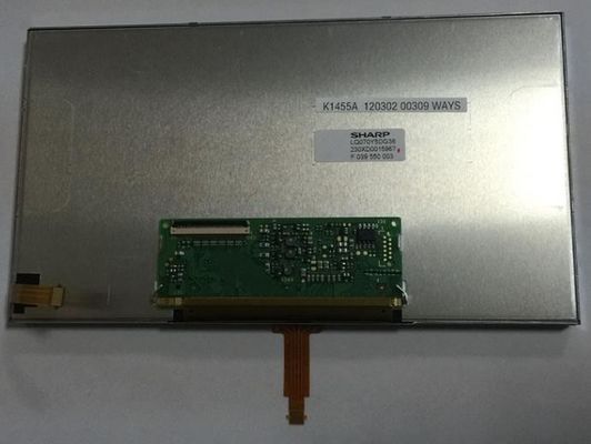 7 &quot;LCM 800 × 480RGB 485cd / mQ LQ070Y5DG36 शार्प टीएफटी एलसीडी डिस्प्ले