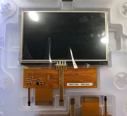 LQ043T1DG01 तीव्र 4.3 &quot;LCM 480 × 272RGB 500 LCD / m² औद्योगिक एलसीडी डिस्प्ले