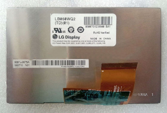LB050WQ2-TD03 LG.Philips LCD 5.0&quot; 480×272(RGB) 400 cd/m² औद्योगिक LCD डिस्प्ले