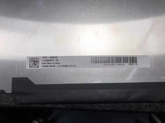 TL140BDXP01-00 AUO 14.0&quot; 1920 ((RGB) × 1080, 300 cd/m2 औद्योगिक एलसीडी डिस्प्ले