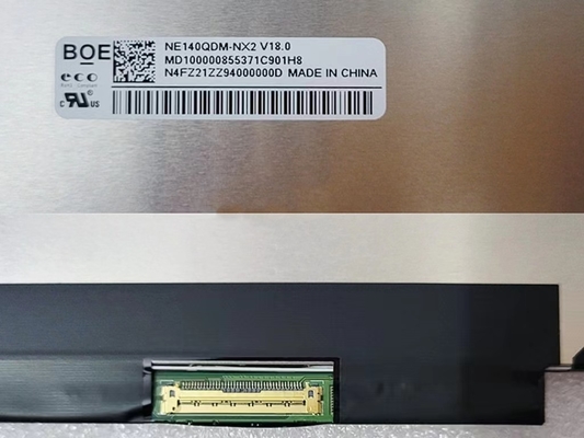 NE140QDM-NX2 BOE 2560 ((RGB) × 1600, 89/89/89/89 औद्योगिक एलसीडी डिस्प्ले