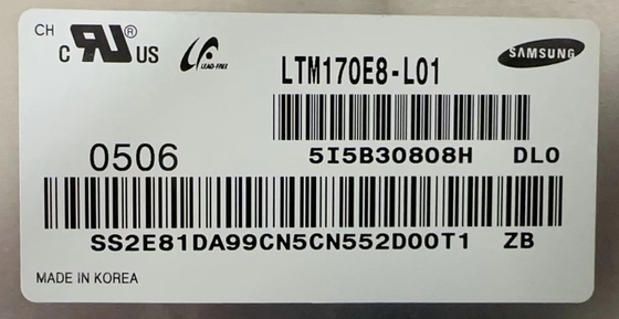 LTM170E8-L01 सैमसंग 17.0&quot; 1280 ((RGB) ×1024, 280 cd/m2 औद्योगिक एलसीडी डिस्प्ले