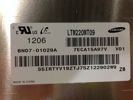 LTM220MT09 सैमसंग 22.0&quot; 1680 ((RGB) ×1050, 250 cd/m2 औद्योगिक एलसीडी डिस्प्ले