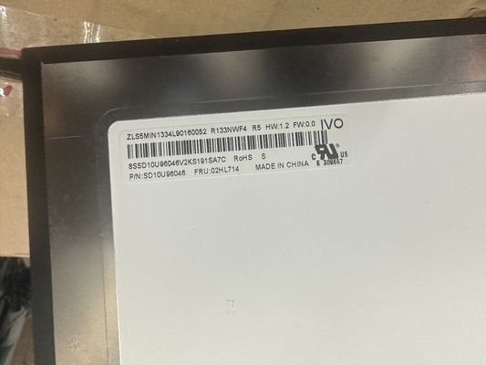 R133NWF4 R5 IVO 13.3&quot; 1920 ((RGB) × 1080, 300 cd/m2 औद्योगिक एलसीडी डिस्प्ले