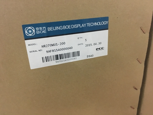 HR270WU1-200 BOE 27.0&quot; 1920 ((RGB) × 1080, 725 cd/m2 औद्योगिक एलसीडी डिस्प्ले