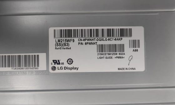 LM215WF9-SSB3 एलजी डिस्प्ले 21.5&quot; 1920 ((RGB) × 1080, 250 cd/m2 (टाइप) औद्योगिक एलसीडी डिस्प्ले