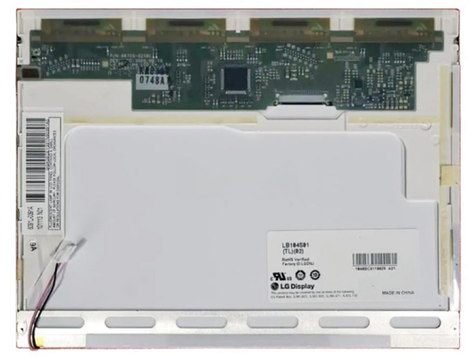 LB104S01-TL02 डिस्प्ले 10.4 800 ((RGB) × 600, SVGA 96PPI 250 cd/m2 औद्योगिक एलसीडी डिस्प्ले