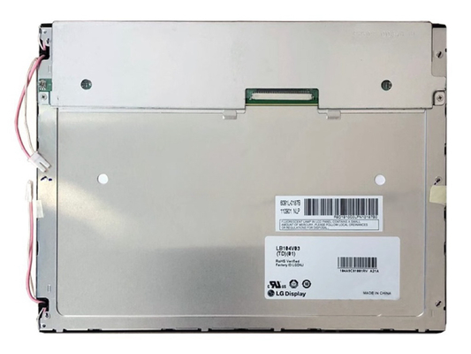 LB104V03-TD01 एलजी डिस्प्ले 10.4" 640 ((RGB) × 480, वीजीए 76PPI, 400 cd/m2 औद्योगिक एलसीडी डिस्प्ले