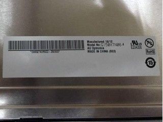 G150XTN06.4 टच स्क्रीन के बिना एलईडी ड्राइवर के साथ 15 इंच 1024*768 टीएफटी एलसीडी