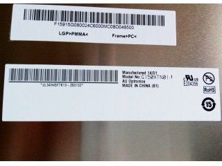 15 इंच का दीपक रिपेसेबल टीएफटी एलसीडी G150XTN01.1 औद्योगिक 80/80/60/80 के लिए उपयोग (प्रकार)
