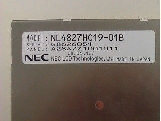 NL4827HC19-01B 128PPI 4.3 INCH 480×272 NEC TFT डिस्प्ले 97.04 ((H) × 55.86 ((V) मिमी