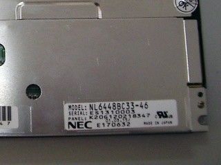 NL6448BC33-46 10.4 INCH 640 RGB×480 VGA 76PPI NEC TFT एलसीडी 530/550g (टाइप./मैक्स.)