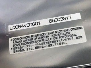 640×480 6.4" देखने का कोण 70/70/40/70 LQ064V3DG01 VGA 124PPI TFT एलसीडी पैनल