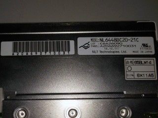 VGA 122PPI 800cd/m2 TFT एलसीडी स्क्रीन 6.5" NL6448BC20-21C एलसीडी स्क्रीन