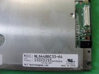 640*480 40% NTSC 450cd/m2 NEC TFT डिस्प्ले NL6448BC33-64R 3.3/5.0V 262K 40% NTSC