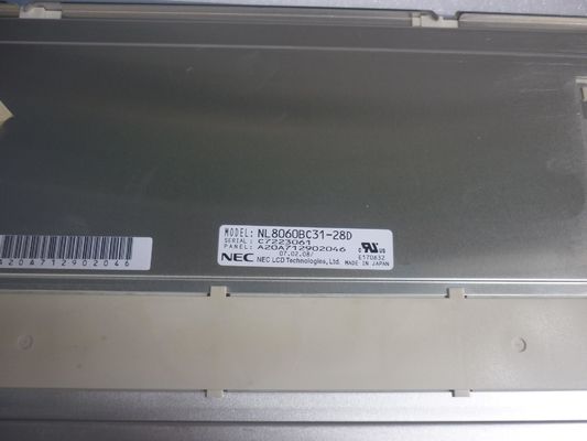12.1&quot; 800*600 350cd/m2 82PPI एनईसी टीएफटी पैनल NL8060BC31-28D 70/70/45/55