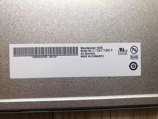 G150XTN06.8 AUO 15.0" 1024×768 450 cd/m2 80/80/70/80 औद्योगिक एलसीडी डिस्प्ले