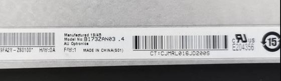 B173ZAN05.0 AUO 17.3INCH 3840 × 2160RGB 1000CD / M2 मिनी एलईडी eDP ऑपरेटिंग टेम्प्।: 0 ~ 50 ° C औद्योगिक एलसीडी डिस्प्ले