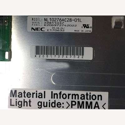 NL10276AC28-01L ​​NLT 14.1INCH 200CD / M2 LCM 1024 × 768 1024 × 768RGB CCFL ऑपरेटिंग तापमान: 0 ~ 50 ° C औद्योगिक एलसीडी DISP