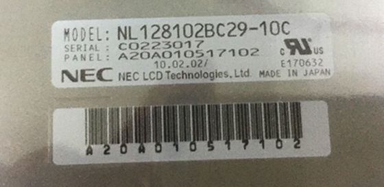 NL128102BC29-10C NLT 19INCH 290CD / M2 LCM 1280 × 1024 1280 × 1024RGB CCFL LVDS स्टोरेज अस्थायी: -20 ~ 60 ° C औद्योगिक एलसीडी DISP