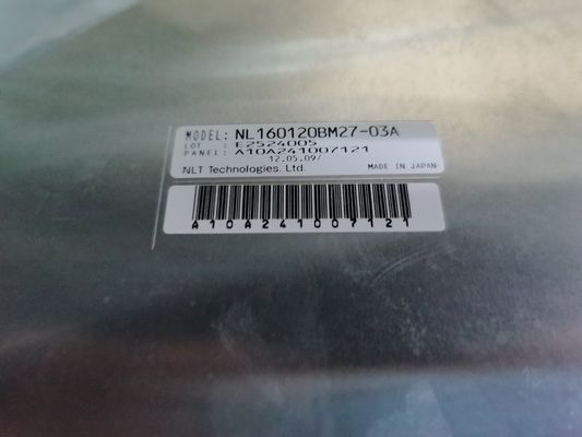 NL160120BM27-03A NLT 21.3INCH 1000CD / M2 LCM 1600 × 1200 1600 × 1200RGB CCFL LVDS ऑपरेटिंग तापमान: 0 ~ 55 ° C औद्योगिक