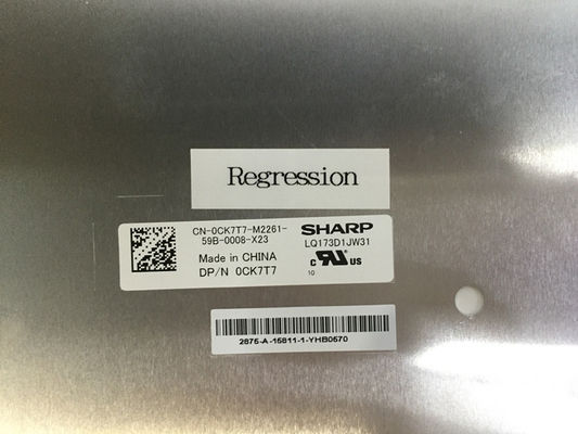 LQ173D1JW31 तीव्र 17.3 &quot;LCM 3840 × 2160RGB 300cd / m² का औद्योगिक प्रदर्शन