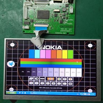 AT070TN83 V.1 Innolux 7.0 &quot;800 (RGB) × 480 300 cd / m² औद्योगिक एलसीडी डिस्प्ले
