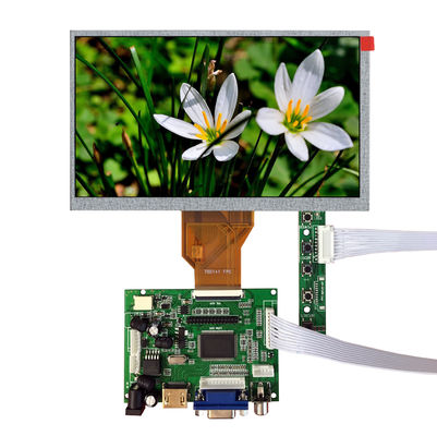 AT070TN92 Innolux 7.0 &quot;800 (RGB) × 480 250 cd / mT औद्योगिक एलसीडी डिस्प्ले