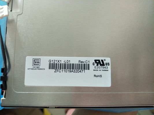 G121X1-L01 CMO 12.1 &quot;1024 (RGB) × 768 450 cd / m² औद्योगिक एलसीडी डिस्प्ले