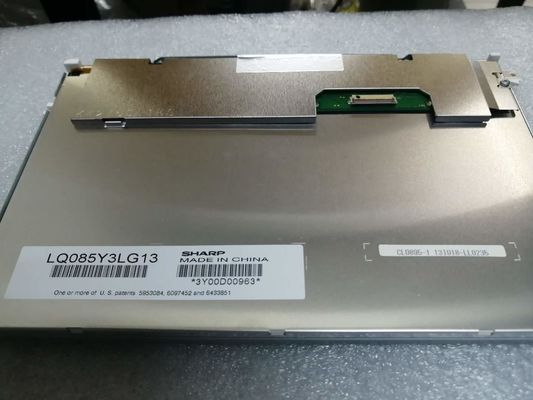 LQ085Y3LG13 तीव्र 8.5 &quot;LCM 800 × 480RGB 450cd / m² औद्योगिक एलसीडी डिस्प्ले