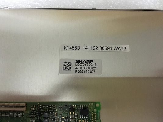 LQ070Y5DG13 Sharp 7 &quot;LCM 800 × 480RGB औद्योगिक एलसीडी डिस्प्ले
