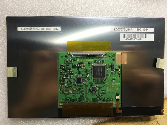 LQ070Y3LG4A तीव्र 7 &quot;LCM 800 × 480RGB 350cd / m² औद्योगिक एलसीडी डिस्प्ले
