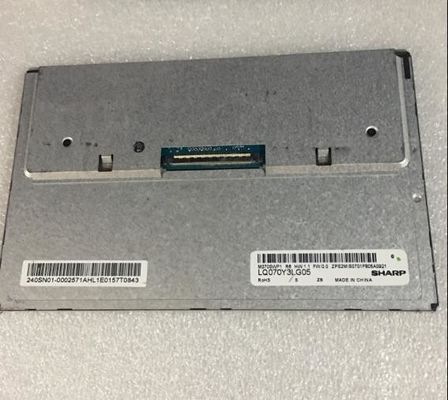 7 &quot;LCM 800 × 480RGB 380cd / mQ LQ070Y3LG05 शार्प टीएफटी एलसीडी डिस्प्ले