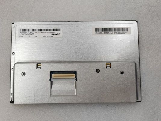 7 &quot;LCM 800 × 480RGB 350cd / mQ LQ070Y3DG05 शार्प टीएफटी एलसीडी डिस्प्ले