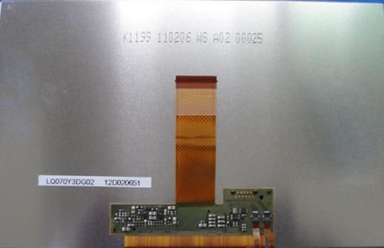 LQ070Y3DG02 शार्प 7 &quot;LCM 800 × 480RGB 280 LCD / m² औद्योगिक एलसीडी डिस्प्ले