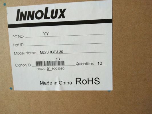 M270HGE-L30 CHIMEI Innolux 27.0&quot; 1920 (RGB) × 1080 300 cd/m² औद्योगिक LCD डिस्प्ले