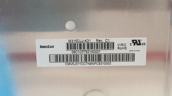 M315DJJ-K31 Innolux 32.0&quot; 3840(RGB)×2160 400 cd/m² औद्योगिक LCD डिस्प्ले