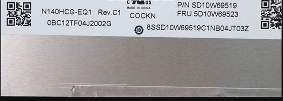 N140HCG-EQ1 INNOLUX 14.0&quot; 1920 (RGB) × 1080 300 cd/m² औद्योगिक एलसीडी डिस्प्ले