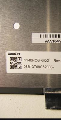 N140HCG-GQ2 INNOLUX 14.0&quot; 1920 (RGB) × 1080 400 cd/m² औद्योगिक एलसीडी डिस्प्ले