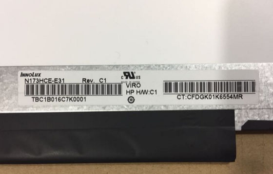 N173HCE-E31 इनोलक्स 17.3&quot; 1920(RGB)×1080 300 cd/m² औद्योगिक एलसीडी डिस्प्ले