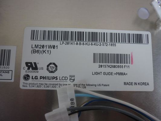 LM201W01-SLA3 एलजी. एलसीडी 20.1" 1680 ((आरजीबी) ×1050 भंडारण तापमानः -20 ~ 60 °C औद्योगिक एलसीडी डिस्प्ले