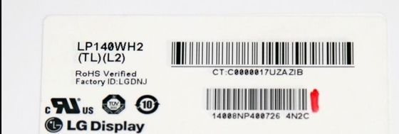 एलपी१४०डब्लूएच२-टीएलएल२ एलजी डिस्प्ले १४.०&quot; १३६६×७६८ २०० सीडी/एम² औद्योगिक एलसीडी डिस्प्ले
