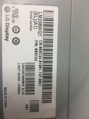 23.8" 2560×1440 इंडस्ट्रियल टीएफटी डिस्प्ले 300cd/m2 LM238WQ1-SLA1 89/89/89/89 (टाइप)