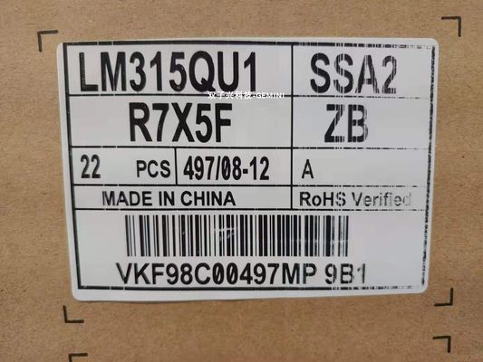 LM315QU1-SSA2 32.0" 7680x4320 इंडस्ट्रियल टीएफटी डिस्प्ले 400 cd/m2 89/89/89/89 (टाइप)