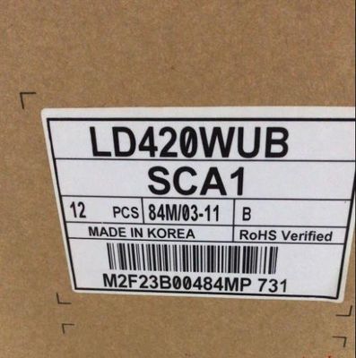 24in 1920×1080 700cd/M2 Tft एलसीडी स्क्रीन 2PPI LD420WUB-SCA1 89/89/89/89 (टाइप)