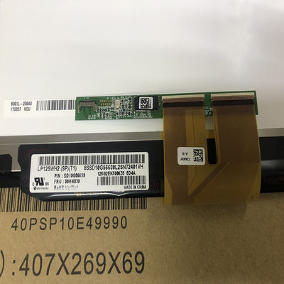 12.5in 1366x768 एलसीडी डिस्प्ले पैनल 300cd / M2 125PPI LP125WH2-SPT1