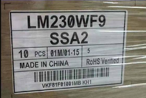 23.0&quot; 1920×1080 250cd/m2 टच एलसीडी डिस्प्ले 95PPI LM230WF9-SSA3