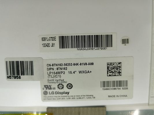 LP154WP2-TLC2 LG डिस्प्ले 15.4 &quot;1440 (RGB) × 900 300 cd / m² औद्योगिक एलसीडी डिस्प्ले